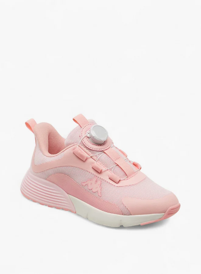 Kappa Girls' Panelled Sports Shoes with Rotating Buckle Closure
