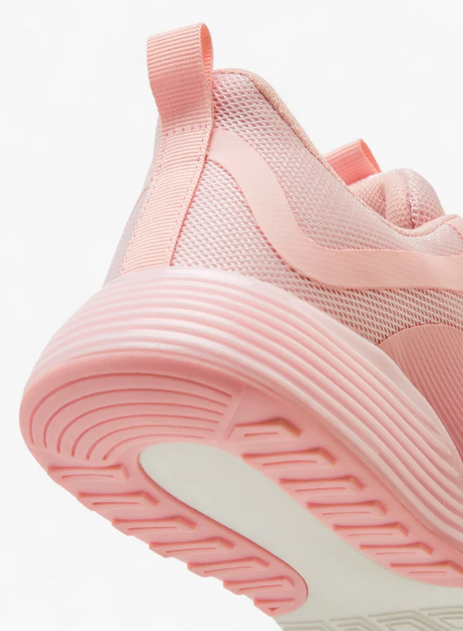 Kappa Girls' Panelled Sports Shoes with Rotating Buckle Closure