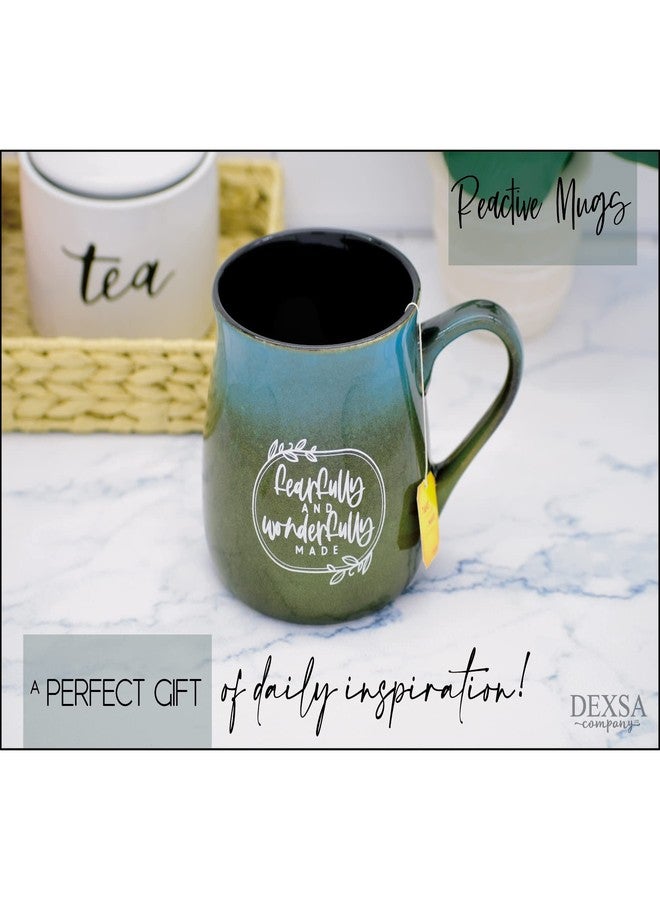 Dexsa Ceramic Designer Coffee Mug | Fearfully and wonderfully made | Holds 16 ounces | Dishwasher and Microwave Safe | Great for Coffee, Tea, Soups, Hot Chocolate - Image 4