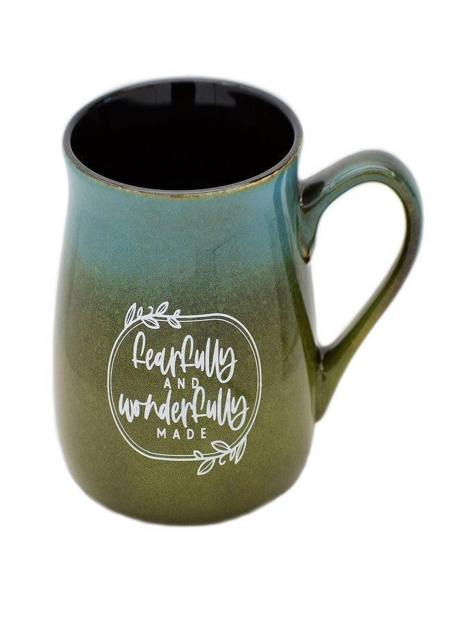 Dexsa Ceramic Designer Coffee Mug | Fearfully and wonderfully made | Holds 16 ounces | Dishwasher and Microwave Safe | Great for Coffee, Tea, Soups, Hot Chocolate - Image 1
