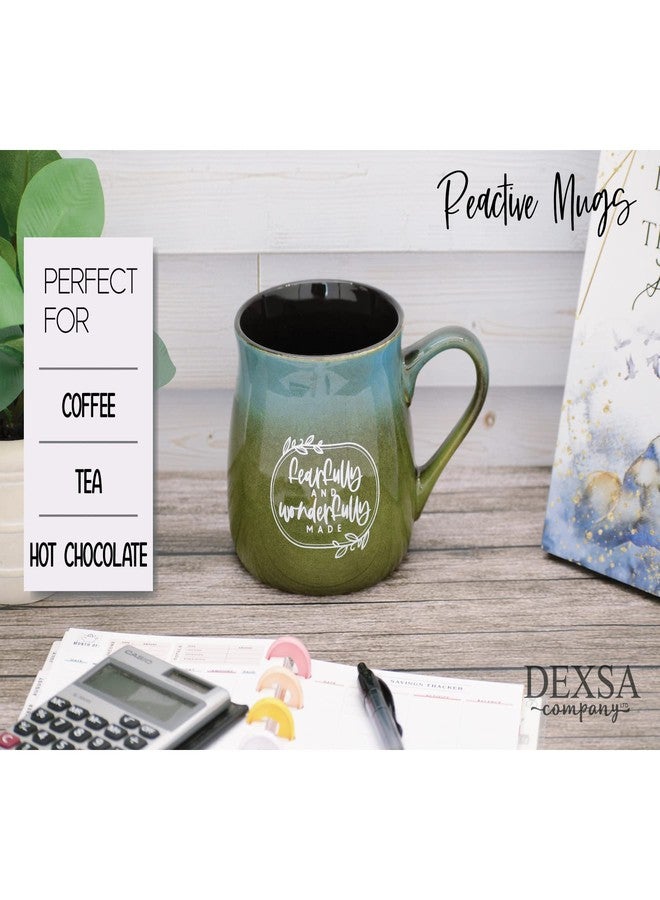 Dexsa Ceramic Designer Coffee Mug | Fearfully and wonderfully made | Holds 16 ounces | Dishwasher and Microwave Safe | Great for Coffee, Tea, Soups, Hot Chocolate - Image 2
