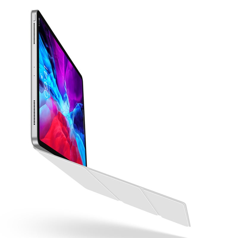 Stain-Resistant Protective Case White Magnetic & Convenient - Auto Sleep/Wake Protective Case for iPad Pro 12.9 (2018/2020/2021) Tablet Users - Image 4
