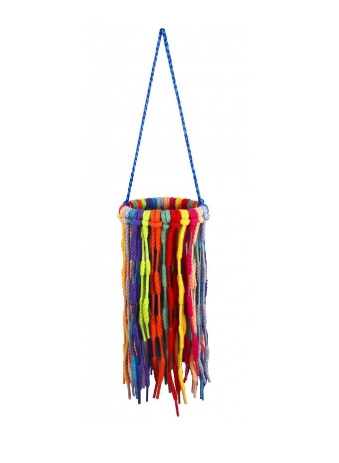 Colored Lace Hanging Bird Toy 44 X 10 Cm