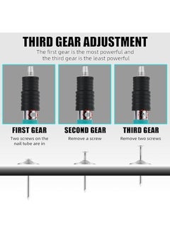 BOSS LIFE STYLE 3 Gears Premium Cement Wall Nail Gun – Boss Nail Wall Fastening Tool with 12 Steel Nails  - Image 5