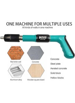 BOSS LIFE STYLE 3 Gears Premium Cement Wall Nail Gun – Boss Nail Wall Fastening Tool with 12 Steel Nails  - Image 4