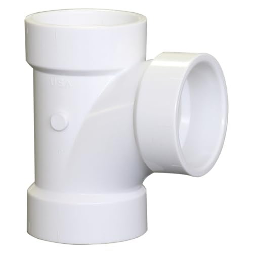 NIBCO Fig No 4811, 6 in. x 6 in. x 4 in. All Hub PVC Sanitary Tee, DWV, Solvent Weld - Image 3