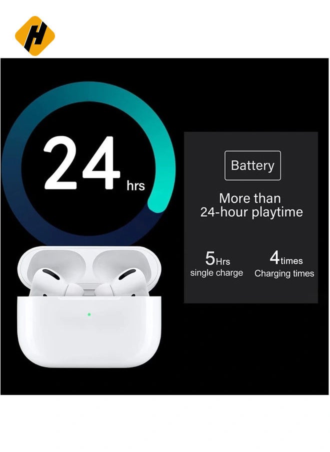 HuHa - Wireless Earbuds, Air Pods Pro [MFi Certified] Bluetooth Earbuds Stereo Earphone, Bluetooth 5.3 in-Ear Earbuds with Charging Case IPX7 Waterproof Bluetooth Headphone 30H Playtime, for iPhone/Android - Image 1