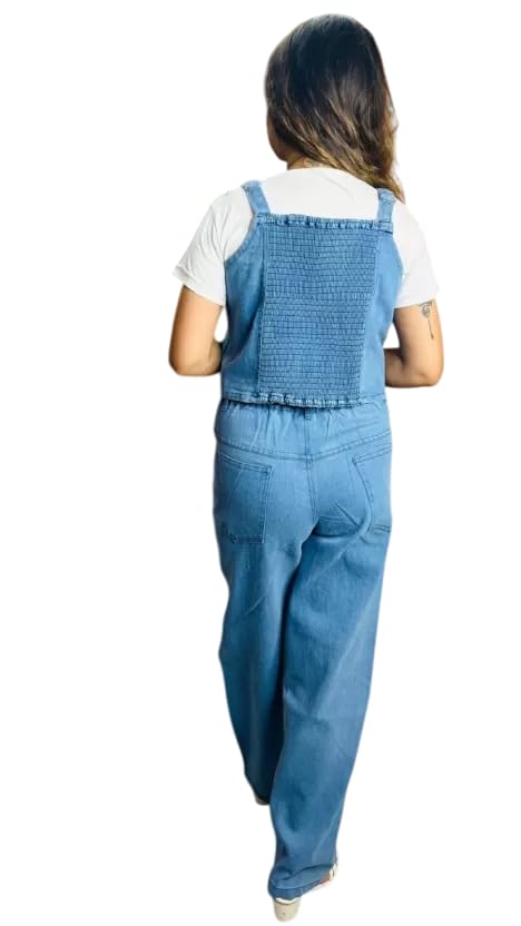 Ameeha Girls Denim Summer Streetwear 3 Piece Suit T-Shirt Top and Jeans (Blue, 11 Years-12 Years) - Image 2