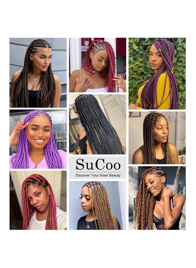 SuCoo Jumbo Braiding Hair Extension Synthetic Kanekalon High Temperature Fiber Crochet Twist Braids Hair With Small Free Gifts 24Inch 3Pcs/Lot£¨Royal Blue) - Image 5