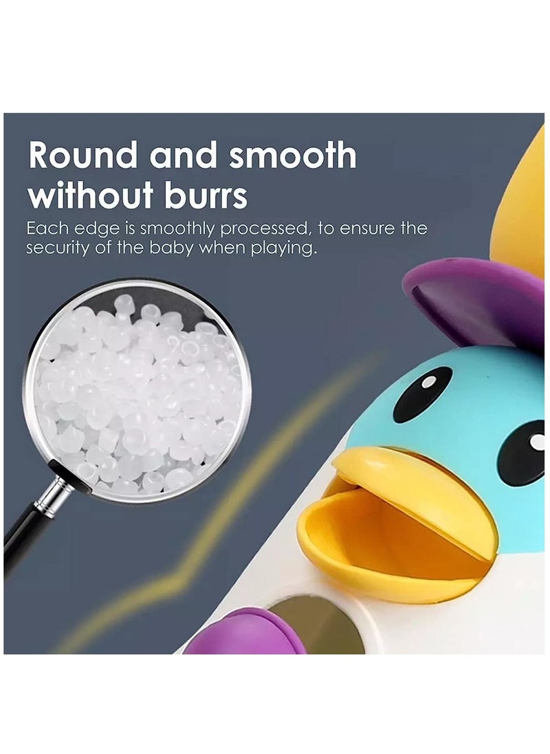 Soofam - Ducky Penguin Waterwheel Bath And Bathtub Toys for Boys Girls Preschool Bath Toy With Bathroom Strong Suckers Water Scoop (Penguin Waterwheel Bath Toys) - Image 1