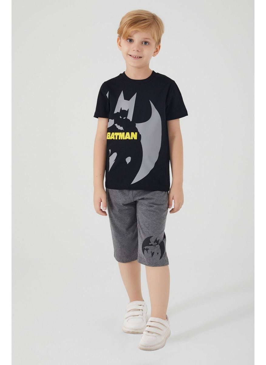 Batman Bat Wings Black Boy Capri Suit  - Image 1