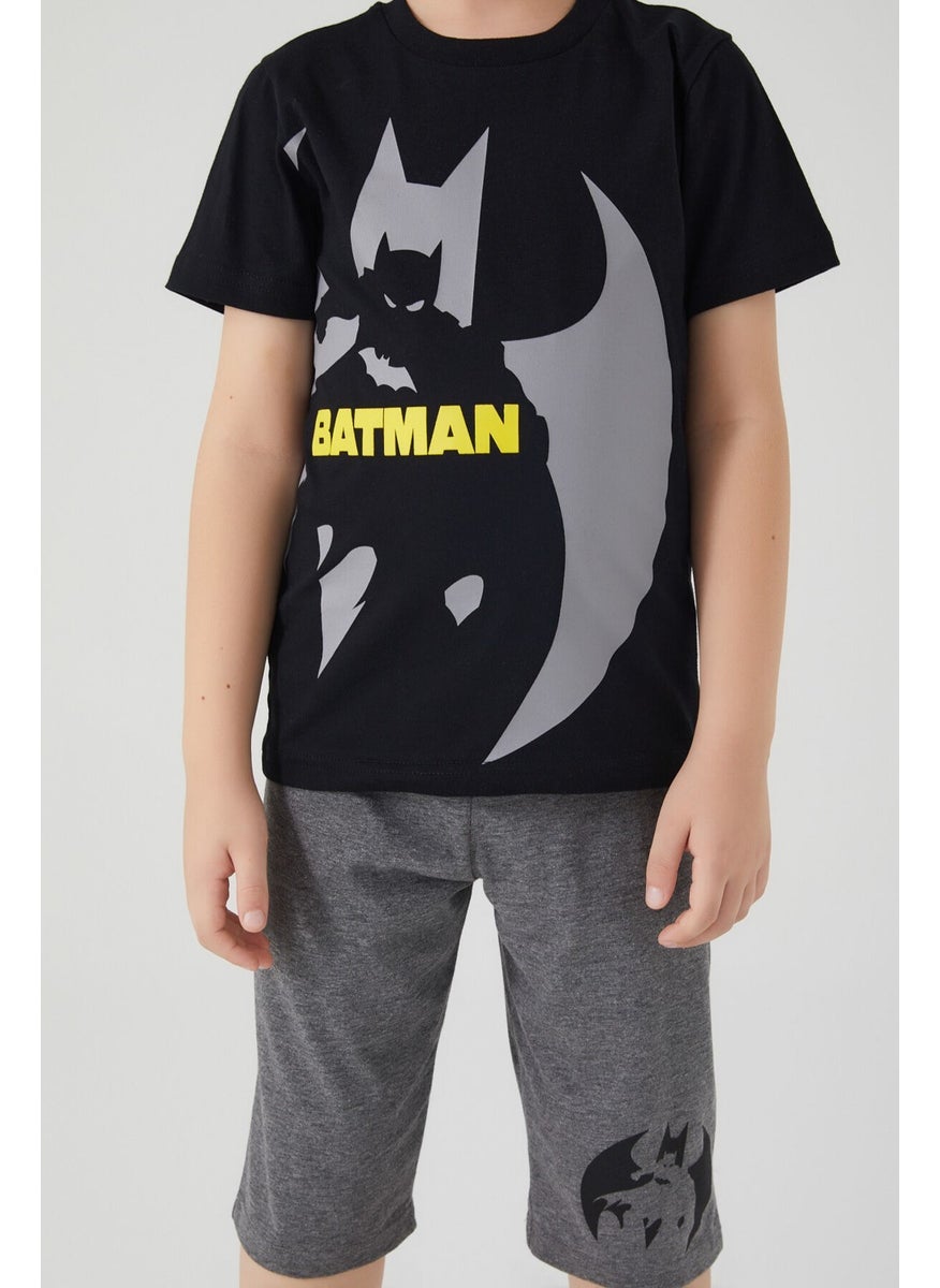 Batman Bat Wings Black Boy Capri Suit  - Image 2