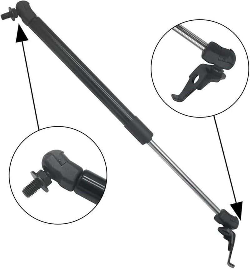 2Pcs Black Car Hood Gas Lift Support Struts For Toyota Camry Lexus ES300 1997 2001 - Image 4
