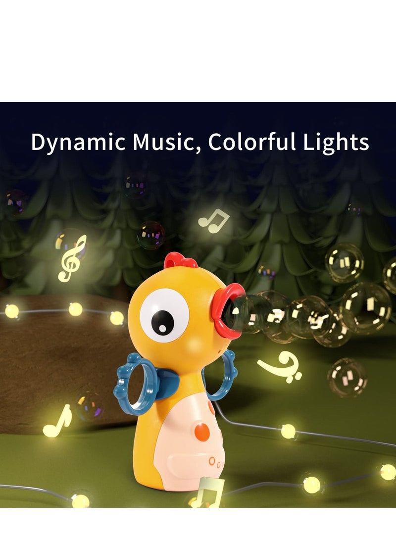 SYOSI Bubble Machine Maker Blower for Kids Light Music Cool Toys Gift Huge Amount Automatic Boys and Girls Outdoor Play - Image 2