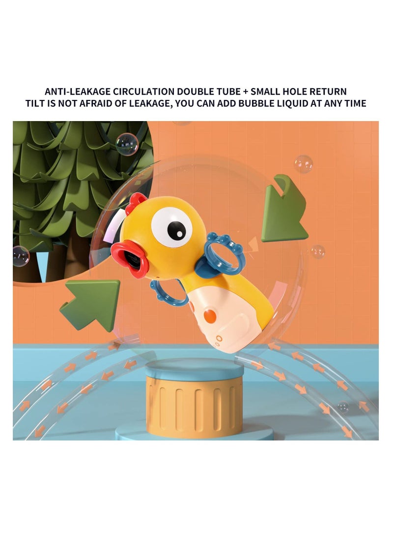 SYOSI Bubble Machine Maker Blower for Kids Light Music Cool Toys Gift Huge Amount Automatic Boys and Girls Outdoor Play - Image 4