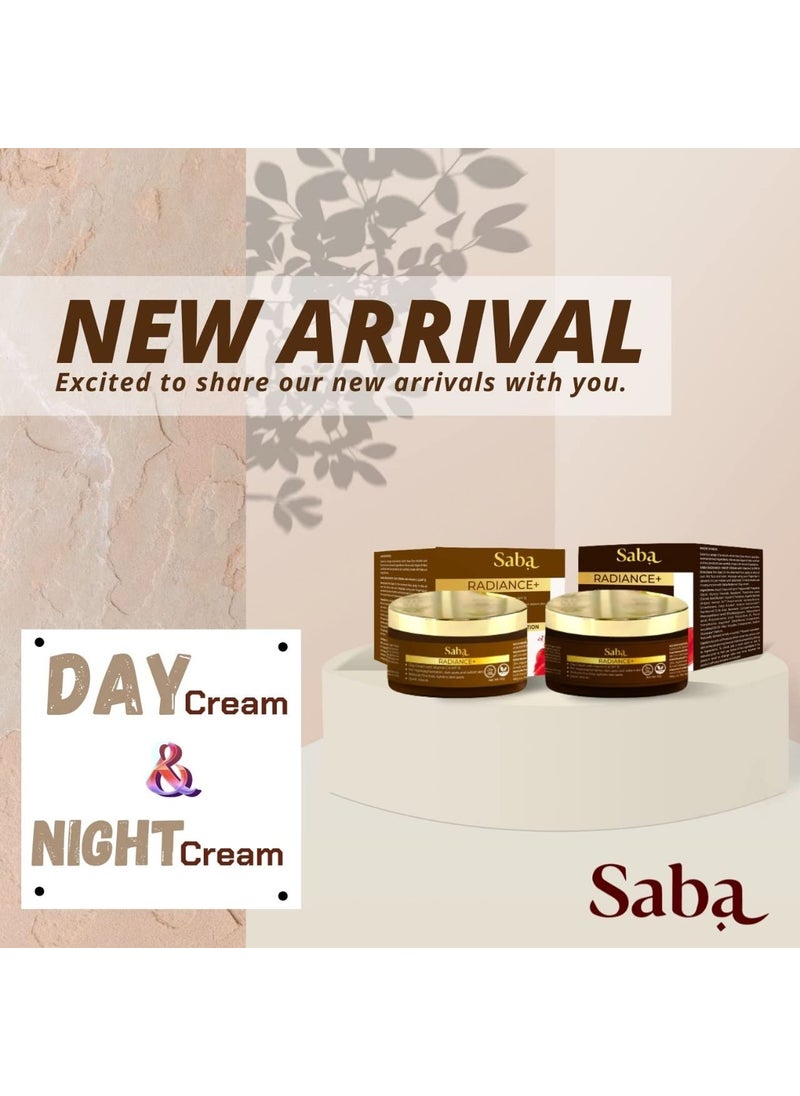 Saba Kombucha Saba Radiance Day Gel Cream  Radiance Night Gel Cream Combo  50g Each  Pack of 2  - Image 2