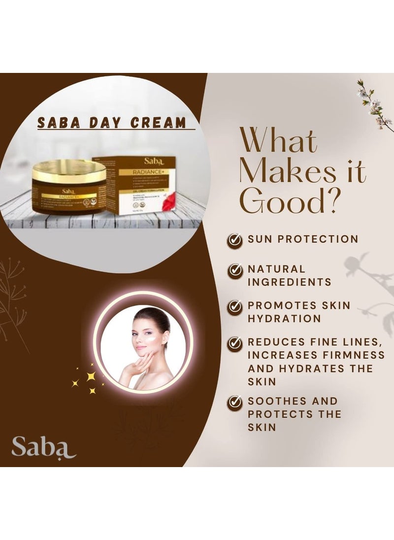 Saba Kombucha Saba Radiance Day Gel Cream  Radiance Night Gel Cream Combo  50g Each  Pack of 2  - Image 4
