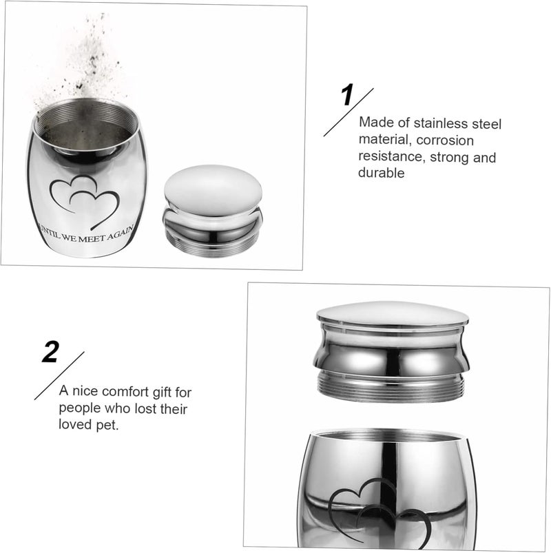 Cross product combo compatible Didiseaon Pet Cremation Urn for Ashes Mini Stainless Steel Cinerary Box Memorial Keepsake for Dogs and Cats Compact Design for Easy Storage and Comfort Single & bulk use compatible Low wear optimized design Global simple assemble options Precision processed material Global upgraded economical craftsmanship Low wear optimized build Replaceable parts Cost effective upgraded craftsmanship Cross product compatible Easy daily handling design Diverse application fit Batch consistent craftsmanship Nationwide delivery Integrated practical design Trendy budget practical design Multi-style matching design Multiple design variants Trendy versatile build Daily wear upgraded resistant material Affordable trusted craftsmanship Bulk storage easy optimized build All user affordable trusted quality Reliable daily use design All-round applied quality - Image 4