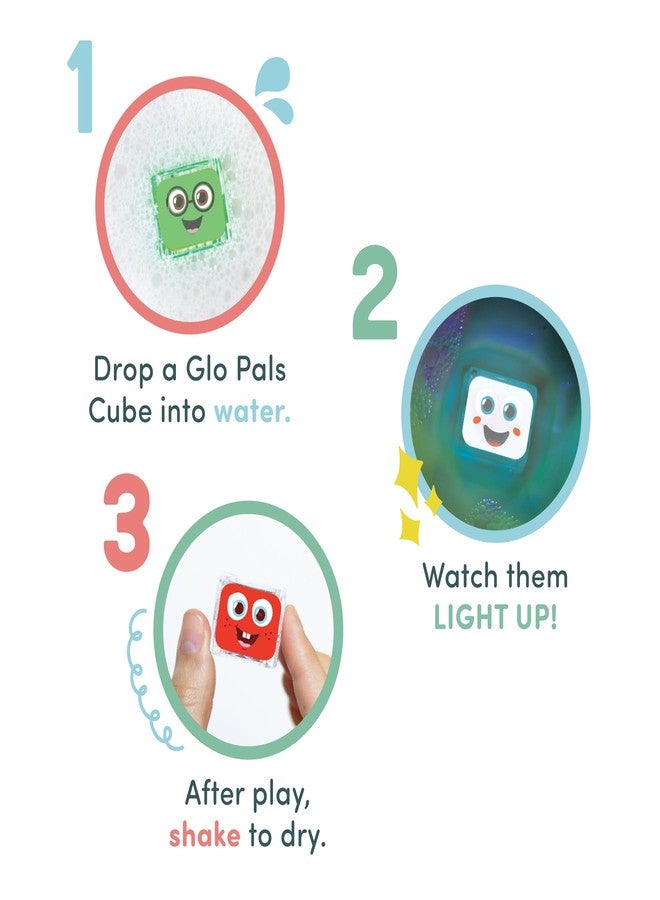 Glo Pals Water-Activated Light-Up Cubes Bundle for Sensory Play - 12 Pack (Holly Jolly) - Image 4