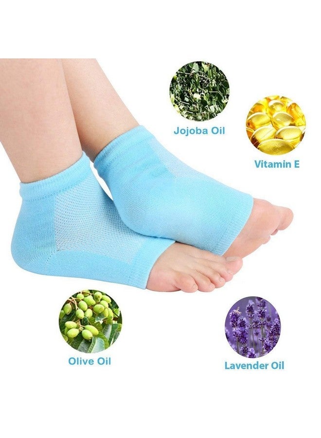 PARSE PERSONAL CARE PARSE PERSONAL CARE Silicone Gel Heel Socks For Dry Hard Cracked Heel Repair Pad,Swelling&Pain Relief,Cushion Support,Foot Care,Ankle Protection,Plantar Fasciitis For Men And Women - Image 4