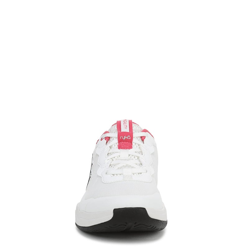 Ryka Womens Court Agility Cross Training Shoes White/Popstar Pink 8.5 M - Image 2