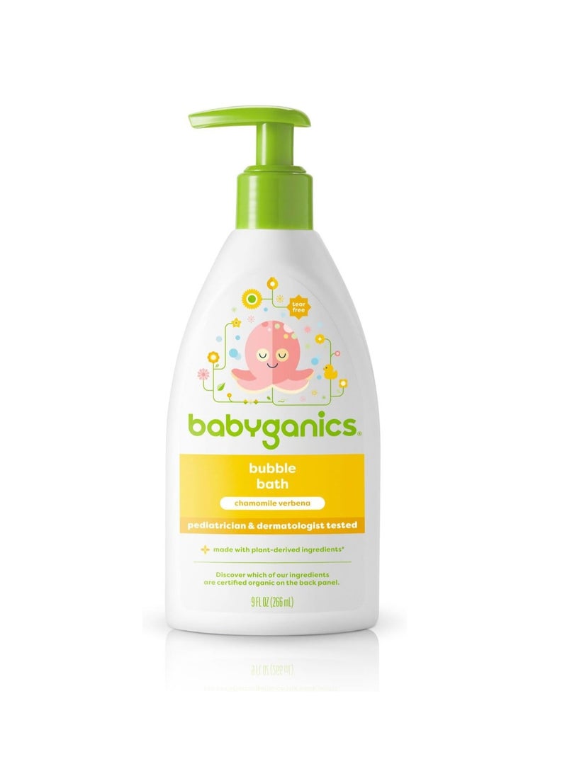 Babyganics - BabyGanics, Bubble Bath, Chamomile Verbena, 9 fl oz (266 ml) - Image 1