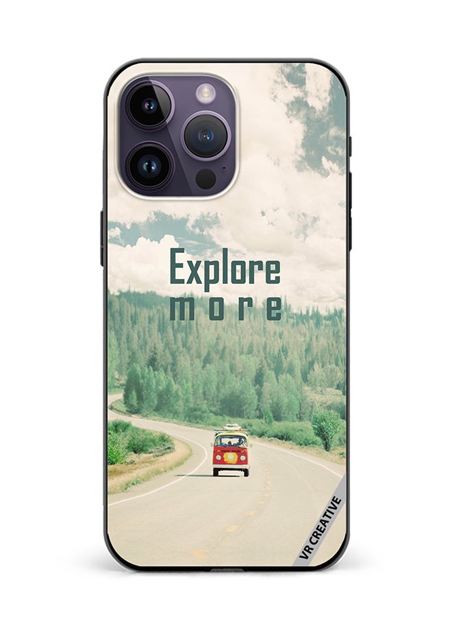 VR CREATIVE Protective Case Cover For Apple iPhone 16 Pro Explore More Design Multicolour - Image 1