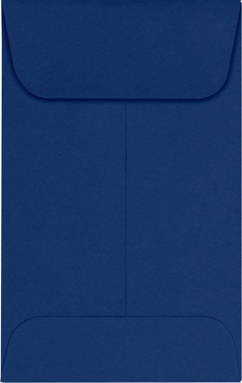 LUXPaper أظرف العملات LUXPaper #1 | 2 1/4" x 3 1/2" | أزرق داكن | 80 رطل. نص | 50 كمية - Image 1