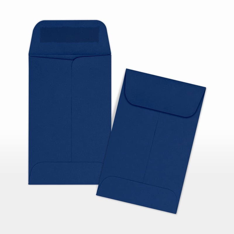 LUXPaper أظرف العملات LUXPaper #1 | 2 1/4" x 3 1/2" | أزرق داكن | 80 رطل. نص | 50 كمية - Image 4