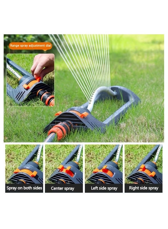 هومستر 1pc 19-مرش آلي ذو فتحة متأرجة مع فوهة دوارة -قطر رشاش قابل للضبط، نظام ري بالمرج البلاستيكي المتين من أجل التوزيع المتساوي للمياه، لا حاجة إلى بطارية، رش الحديقة، تصميم أنق، بناء متين - Image 2