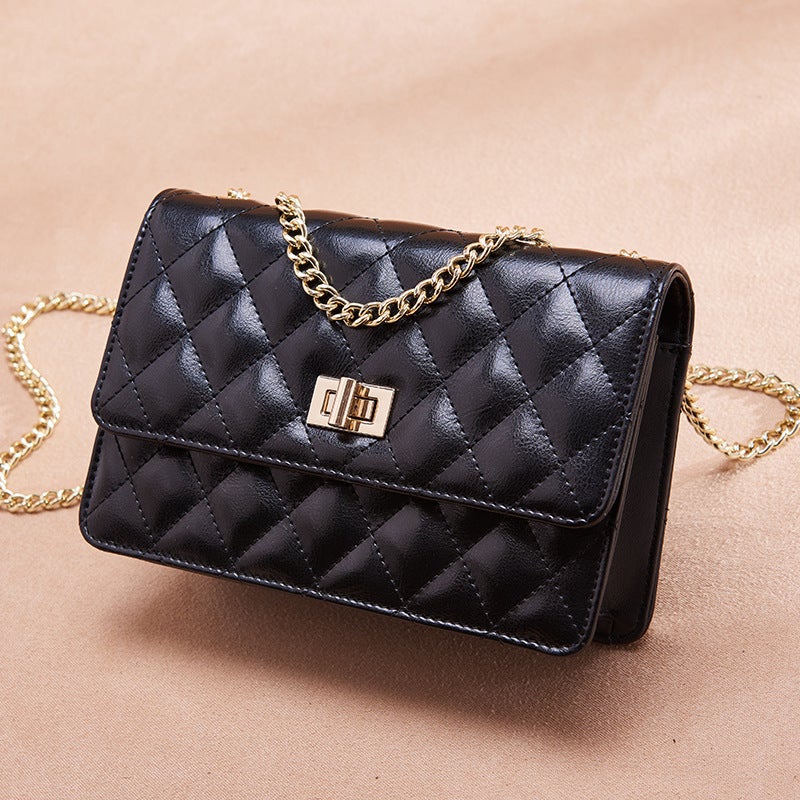 2023 Bag Women'S Bag New Summer Trendy Girl'S Spice Girls Four Seasons Universal Single Shoulder Crossbody Rhomboid Chain Bag - Image 5