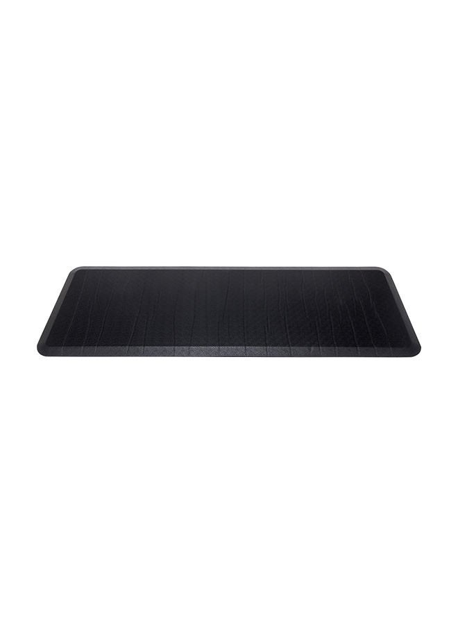 Restaurantware 70 x 24 x 8 Inch Anti-Fatigue Mat, 1 Extra-Padded Kitchen Mat - Beveled Safety Edges, Non-Slip, Black Plastic Kitchen Sink Rug, Shock-Resistant, For Home, Office, Or Laundry Room  - Image 4