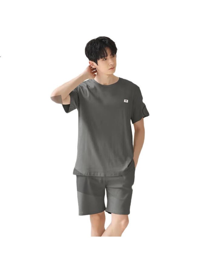 Liberal Men'S Pajama Set From The Free Series【25Th Anniversary New Product】Pure Cotton Home Wear Set Summer Short Style Can Be Worn Out Casual Set Simple - Image 1