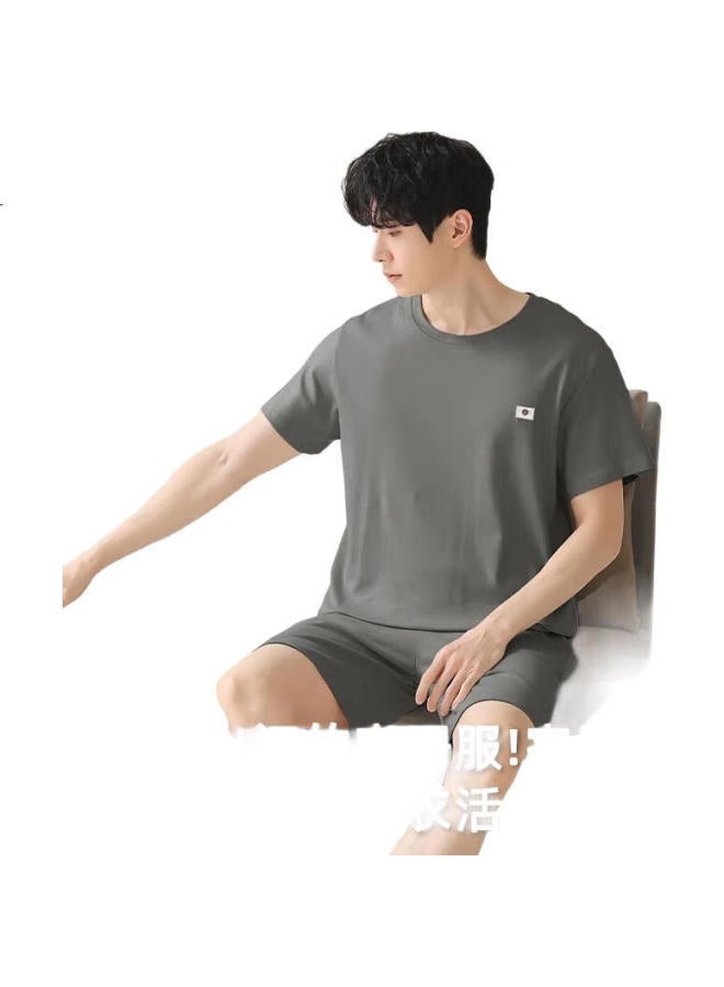 Liberal Men'S Pajama Set From The Free Series【25Th Anniversary New Product】Pure Cotton Home Wear Set Summer Short Style Can Be Worn Out Casual Set Simple - Image 2