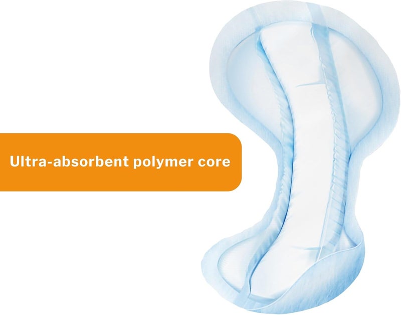 McKesson Incontinence Pads for Adult Women and Men Pack of 20 Bladder Control and Postpartum Liners Light Absorbency - Image 3