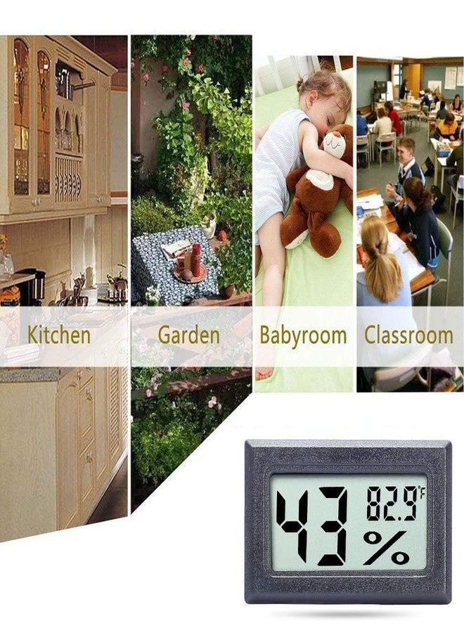 Goabroa Mini Hygrometer Thermometer Digital Indoor Humidity Gauge Monitor with Temperature Meter Sensor Fahrenheit (℉) - Image 2