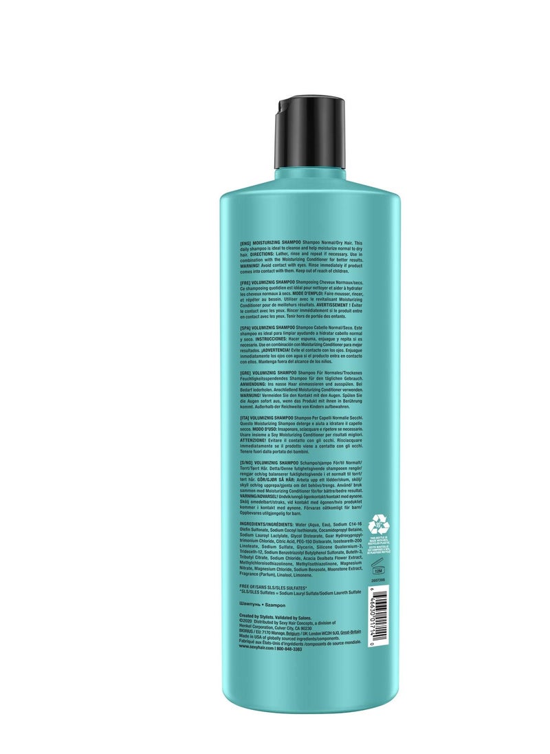 Sexy Hair SexyHair Healthy Moisturizing Shampoo, 33.8 Oz | Moisture, Slip, Detangling, and Shine | SLS and SLES Sulfate Free | All Hair Types  - Image 2