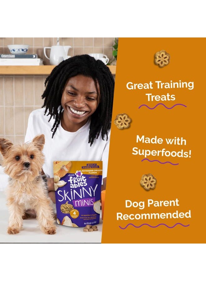 Fruitables Skinny Minis Dog Treats Rotisserie Chicken 141G - Image 2