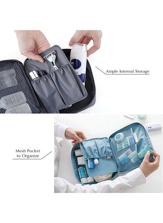 Sterling Toiletry Bag Travel Organizer Cosmetic Bag For Women & Men Kit With Hanging Hook (Colour May Vary)  - Image 5