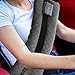 Wumimi Mastectomy Pillow Post Surgery Seat Belt Pillow Cushions Pads Protector for Breast Cancer Port Pacemaker Heart Surgery CSection Recovery Light Grey - Image 2