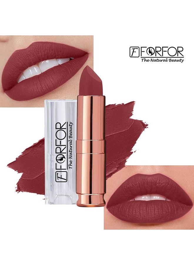 FORFOR Antique Velvet Matte Texture Smooth Finish Lipstick Gift set combo pack 3 for Women Enriched Shea Butter, Vitamin- E & Jojoba oil - Image 2