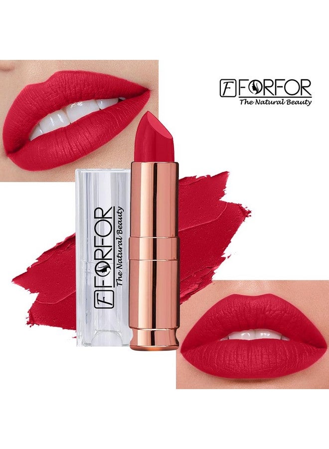 FORFOR Antique Velvet Matte Texture Smooth Finish Lipstick Gift set combo pack 3 for Women Enriched Shea Butter, Vitamin- E & Jojoba oil - Image 4