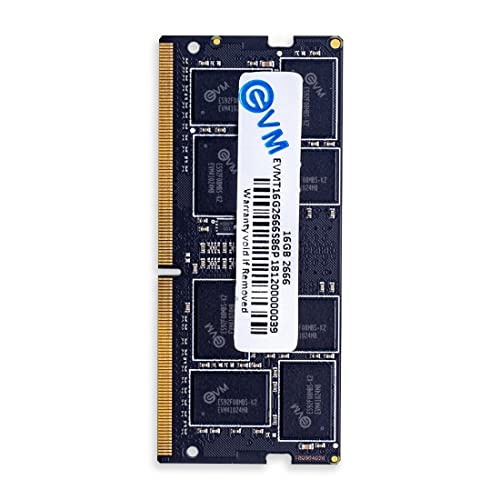 EVM 32GB DDR4 Laptop RAM Memory | 2666MHz | PC4-21300 | SO-DIMM | 260-Pin | CL15 | 1.2V Low Voltage | High Capacity Performance | 10 Year Warranty (EVMT32G2666S88P) - Image 1