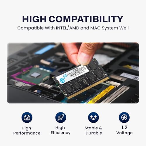 EVM 32GB DDR4 Laptop RAM Memory | 2666MHz | PC4-21300 | SO-DIMM | 260-Pin | CL15 | 1.2V Low Voltage | High Capacity Performance | 10 Year Warranty (EVMT32G2666S88P) - Image 5