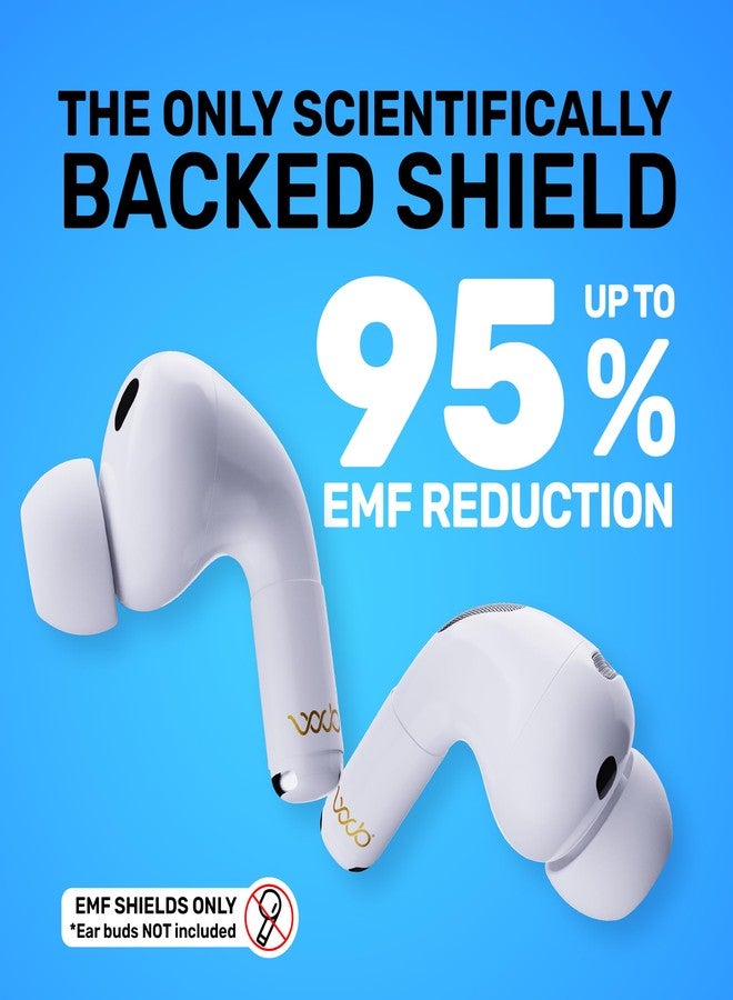 WAVEBLOCK Pro, 2 Pair EarProtect Sticker for AirPods 3rd Generation or AirPods Pro 2, Harm Blocker for AirPods, 5G Shield Reduction, Fits in Case, Tested in FCC Certified Lab - Image 2