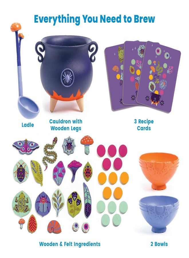 DJECO - Witch Soup & Magic Potion Toy Kit - Imaginative Play - Immersive Play Experience - Encourages Creativity,, Safe Paints Choice - Image 3
