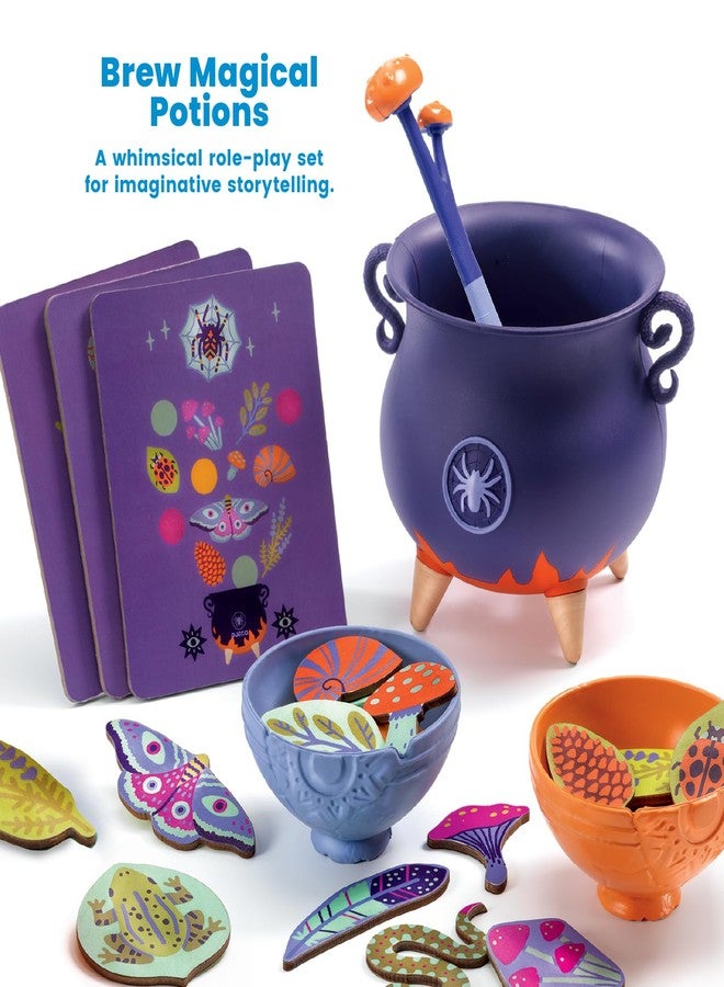 DJECO - Witch Soup & Magic Potion Toy Kit - Imaginative Play - Immersive Play Experience - Encourages Creativity,, Safe Paints Choice - Image 2