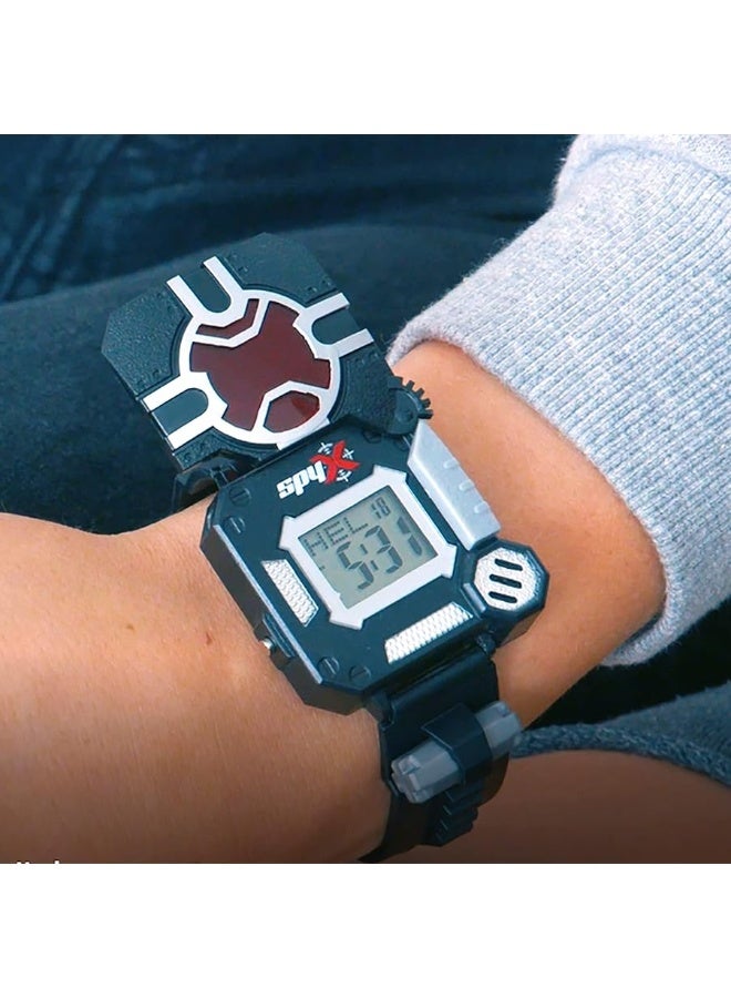 SpyX / Spy Recon Watch. 8-Function Spy Toy Watch: Led Spot Light, Stopwatch, Alarm, Decoder, Secret Message Paper & Capsules, and Motion Alarm. Perfect Addition for Your spy Gear Collection! - Image 5