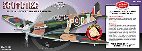 Guillows Spitfire Laser Cut Model Kit Small - Image 1