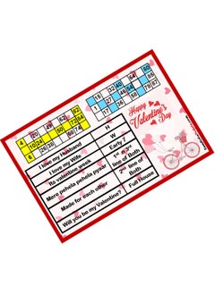 TambolaTickets.com TambolaTicketscomDouble Classic Valentines Day with Dividends Theme tambola Tickets Bingo housie lotto Printed on Hard Sheet Big Size Tickets 24 Cards 